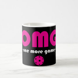 Taza De Café Baloncesto uno más juego negro/rosa