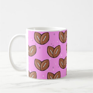 Taza De Café Balones de Fútbol Americano en Forma de Corazón