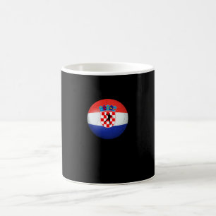 Taza De Café Balonmano - Camisa del Torneo de Bandera de Croaci