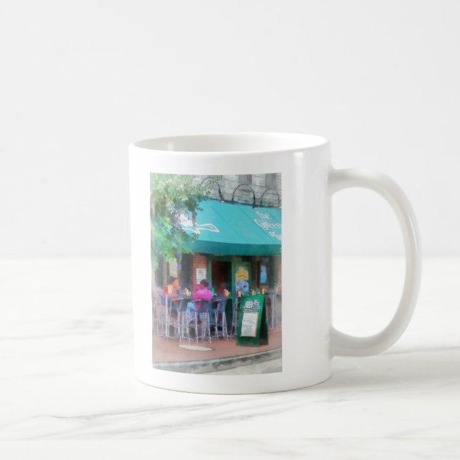Taza De Café 'Baltimore - Happy Hour en Fells Point': Arte (Derecha)