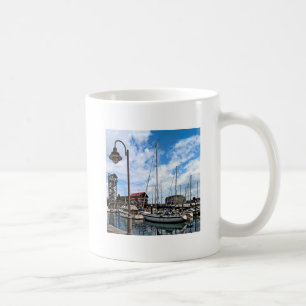 Taza De Café Baltimore MD - Marina cerca del punto de los vuelo