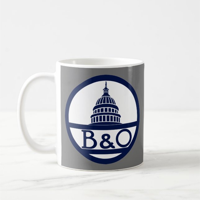 Taza De Café Baltimore & Ohio Railroad Mug (Izquierda)