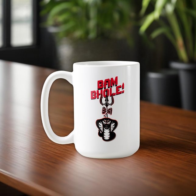 TAZA DE CAFÉ "BAM BHOLE" LORD SHIVA'S NAAG Y TRISHUL (Subido por el creador)