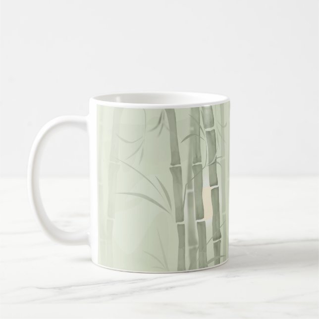Taza De Café Bambú verde (Izquierda)