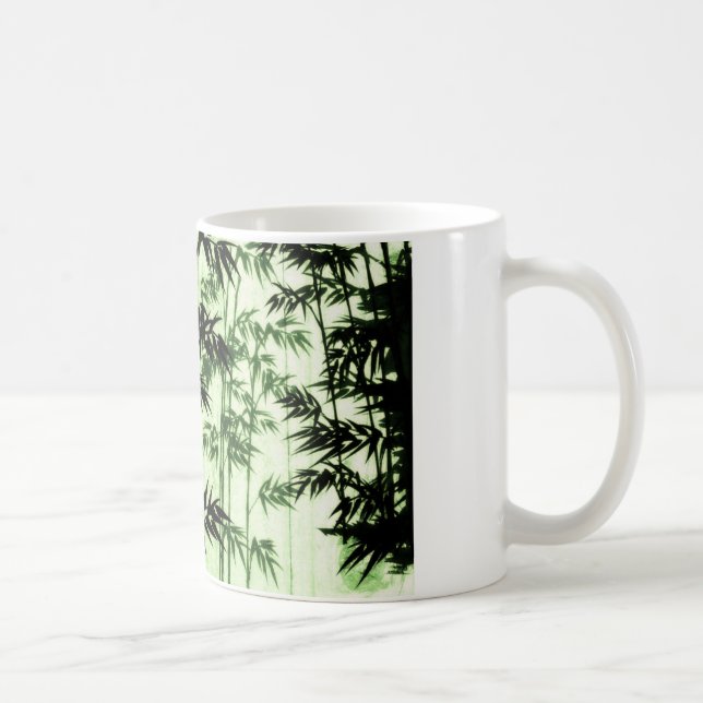 Taza De Café bambu verde - green bambu (Derecha)