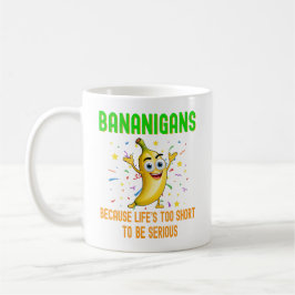 Taza De Café Bananganes, divertidos plátanos, humor de frutas t