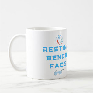 Taza De Café Banco de descanso Laboratorio de cara