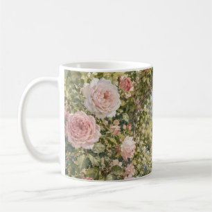 Taza De Café Banco de jardín de oración Capilla Acuarela