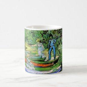 Taza De Café Banco del Oise en Auvers Vincent van Gogh