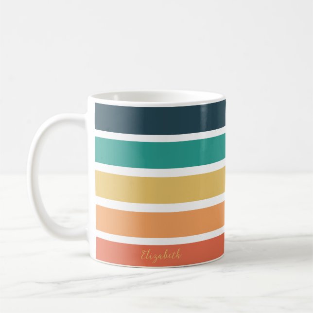 Taza De Café Banda de color (Izquierda)