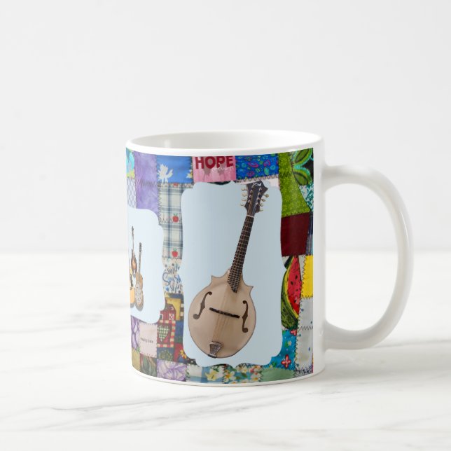 TAZA DE CAFÉ BANDA DE MANDOLÍN-BLUEGRASS CALLADA (Derecha)