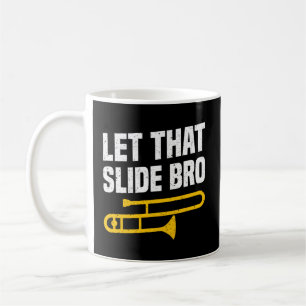 Taza De Café Banda de marcha escolar trombona