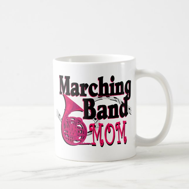 Taza De Café Banda de marcha Mamá/ Cuerno Francés (Derecha)
