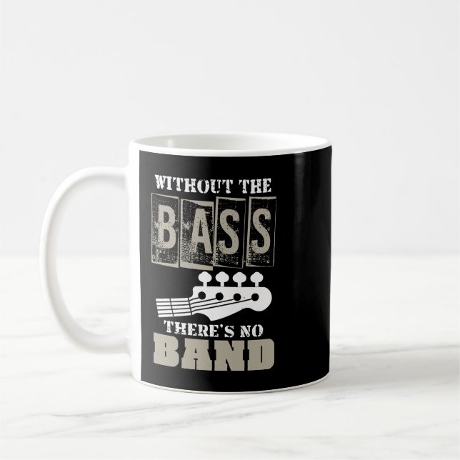 Taza De Café Banda de música rock de guitarra bajo 88 guitarris (Izquierda)