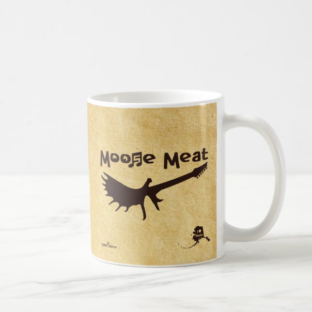 Taza De Café Banda de Rock de Carne de Alce (Derecha)