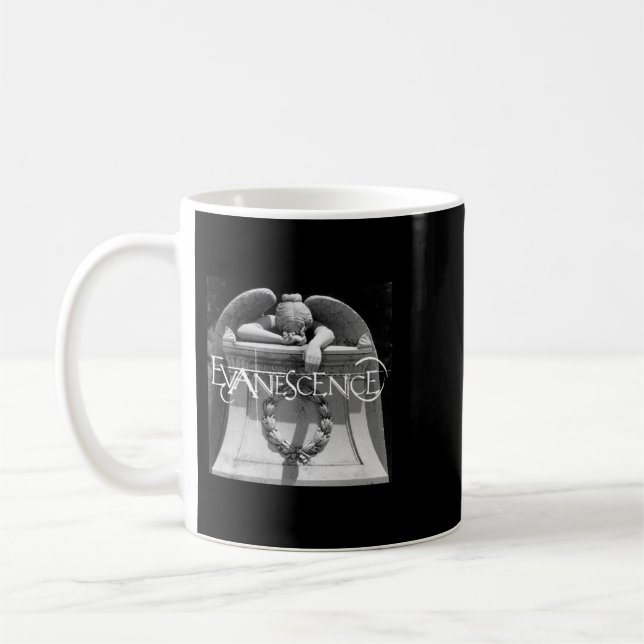 Taza De Café Banda de rock de evanescencia camiseta clásica (Izquierda)