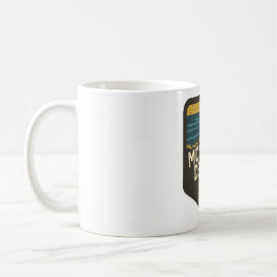Taza De Café Banda de tesoros de California- Estado de Montana