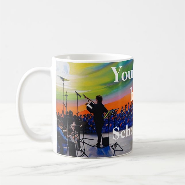 Taza De Café Banda escolar Mug (Izquierda)