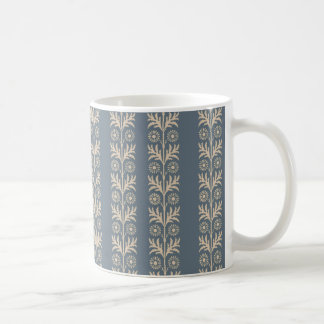 Taza De Café Banda floral Bayoux Blue Arts and Crafts