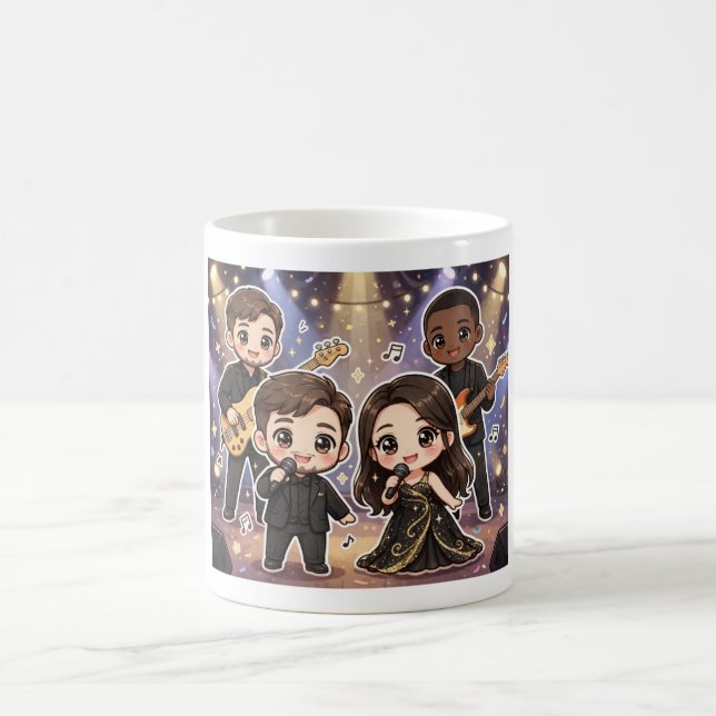 Taza De Café Banda Musical Kawaii  (Centro)