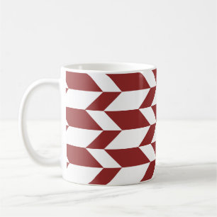 Taza De Café Banda negrita de dos puntas de flecha de color Ban