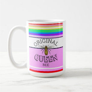 Taza De Café Bandas de abeja Reina original