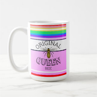 Taza De Café Bandas de abeja Reina original