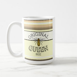 Taza De Café Bandas de abeja Reina original