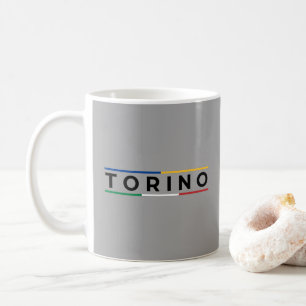 Taza De Café Bandas de Turín Italian & Sabauda - Diseño Minimal