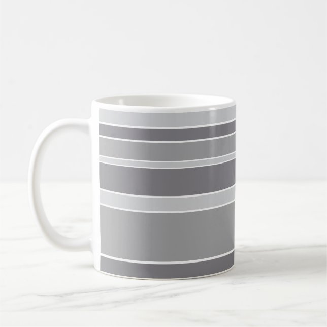 Taza De Café Bandas grises (Izquierda)