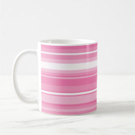Taza De Café Bandas rosadas monográficas