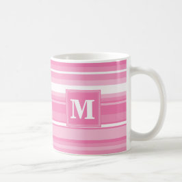 Taza De Café Bandas rosadas monográficas