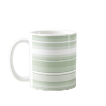 Bandas verde pálido monograma