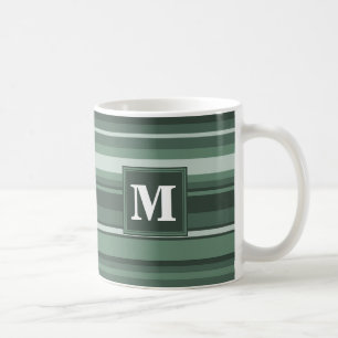 Taza De Café Bandas verdes monográficas
