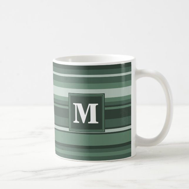 Taza De Café Bandas verdes monográficas (Derecha)