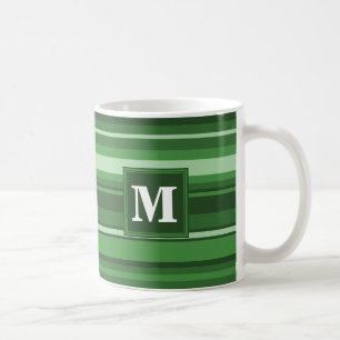 Taza De Café Bandas verdes monográficas