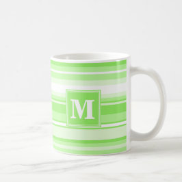 Taza De Café Bandas verdes monográficas