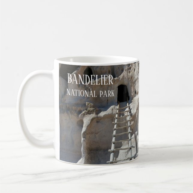 Taza De Café Bandelier National Monument Mug (Izquierda)