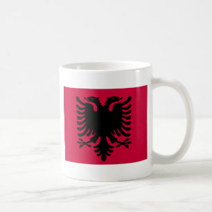 Taza De Café Bandera albanesa