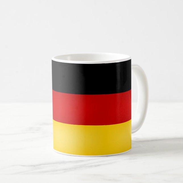 Taza De Café Bandera alemana de Guay (Anverso derecho)