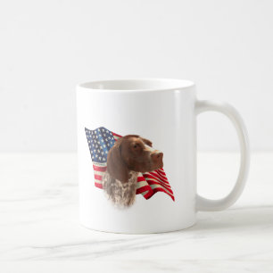 Taza De Café Bandera alemana del indicador de pelo corto