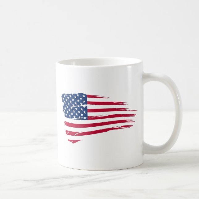Taza De Café Bandera americana (Derecha)