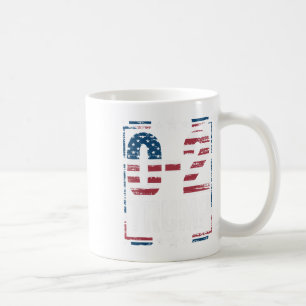 Taza De Café Bandera Americana 0-2 Trump 2024