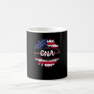 Taza De Café Bandera Americana 4 De Julio Amor CNA Vida Enferme