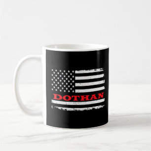 Taza De Café Bandera Americana Alabama Dothan Usa Patriotic Sou