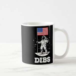 Taza De Café Bandera Americana Astronauta Espacio 4 De Julio Am