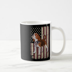 Taza De Café Bandera Americana Beagle Bandera Patriótica 4 De J