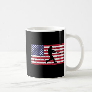 Taza De Café Bandera Americana Béisbol Guay Vintage Gift Jersey