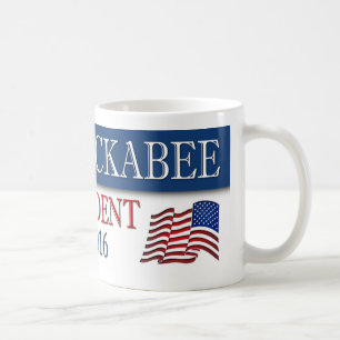 Taza De Café Bandera americana de Mike Huckabee 2016