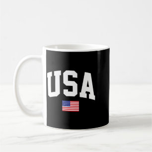 Taza De Café Bandera Americana Estrellas Es 4 De Julio Patrióti